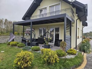 Mała Pergola Aluminiowa Matyniów Taras Land 02