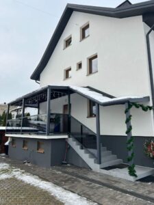 Zadaszenie Tarasu + Barierki Szklane Tumlin 10